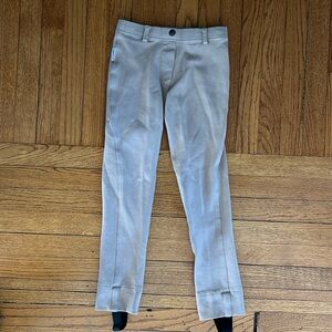 Equi Star Riding Pants Tan Beige Brown Size 10 Girls Youth Preowned